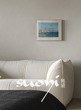 【所以画艺】北欧现代卧室床头装饰画 客厅餐厅玄关莫奈风景挂画