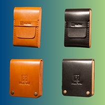 KUPAI Handmade Cow Leather Log Engraving Upscale Cigarette Case Thickness of 20 Whole Box Set Special Price