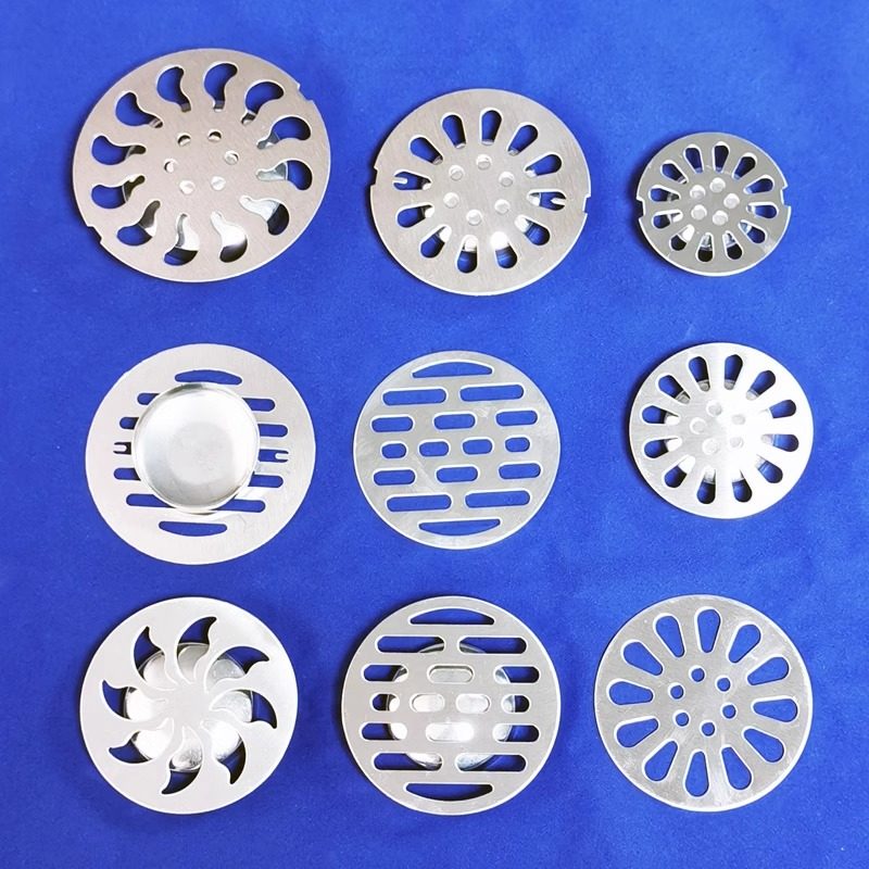 不锈钢地漏盖圆形卫生间防臭下水道地漏配件过滤网防虫淋浴房盖子