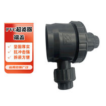 Ruler ABSPVC ULTRA FILTER END CAP WATER TREATMENT UNIT: a PVC grey