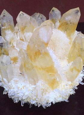 掌柜推荐纯天然l绿水晶摆件书桌软装饰品样板房摆设水晶簇