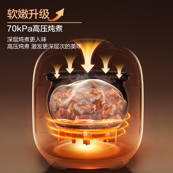Supor spherical kettle electric pressure cooker small household dual-gallon multi-function mini small capacity high-pressure rice cooker for soup