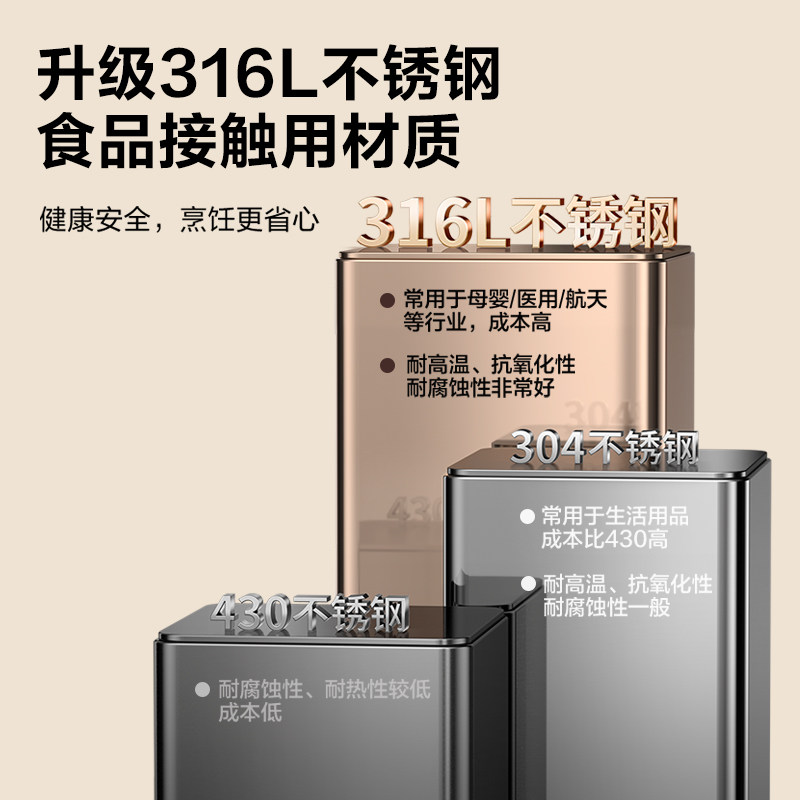 苏泊尔316L不锈钢泼油锅热油迷你小锅多功能专用淋油炝油浇油神器,淘宝优惠券,粉丝福利购,淘宝优惠卷