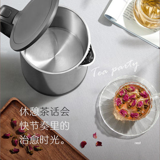 Supor kettle household electric kettle 2026 new thermal insulation integrated 304 stainless steel boiling water electric kettle