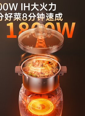 爱仕达电压力锅家用5L