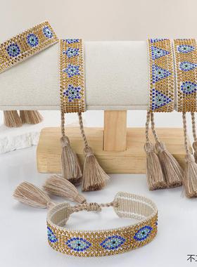 恶魔之眼Evileye烫钻流苏