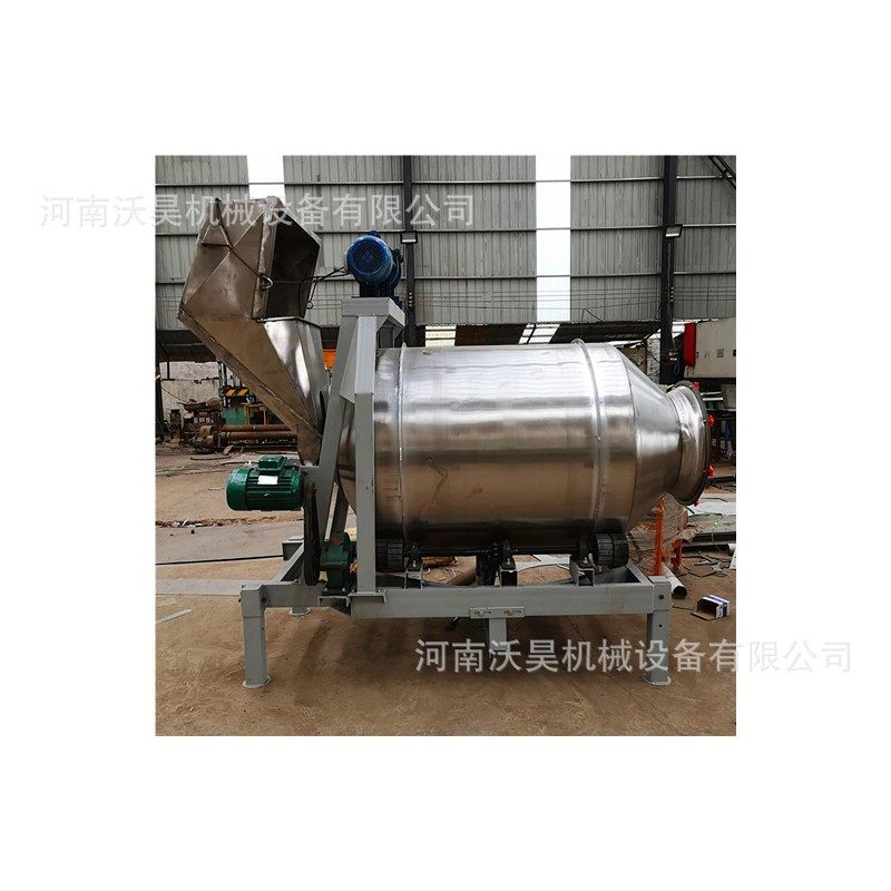 定制全自动不锈钢滚筒搅拌机 高产量自动上料塑料颗粒拌料混合机,淘宝优惠券,粉丝福利购,淘宝优惠卷