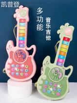 Childrens small guitar baby violin instrumental Enlightenment Early teaching versatile electronic musical toy Yukri Riyri