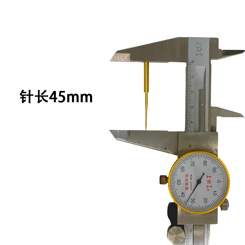 特尖探针万用表表笔专用延长转换接头特细铜镀金钢针通用-图2