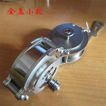 Sturdy resistant and durable worksite woodworking special stainless steel metal hand rocking ink bucket side winding full cover durable