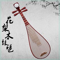 Manufacturer Direct Marketing National Musical Instrument Red Wood Pipa Flower Pear Wood Children Adult Students Practice Pipa