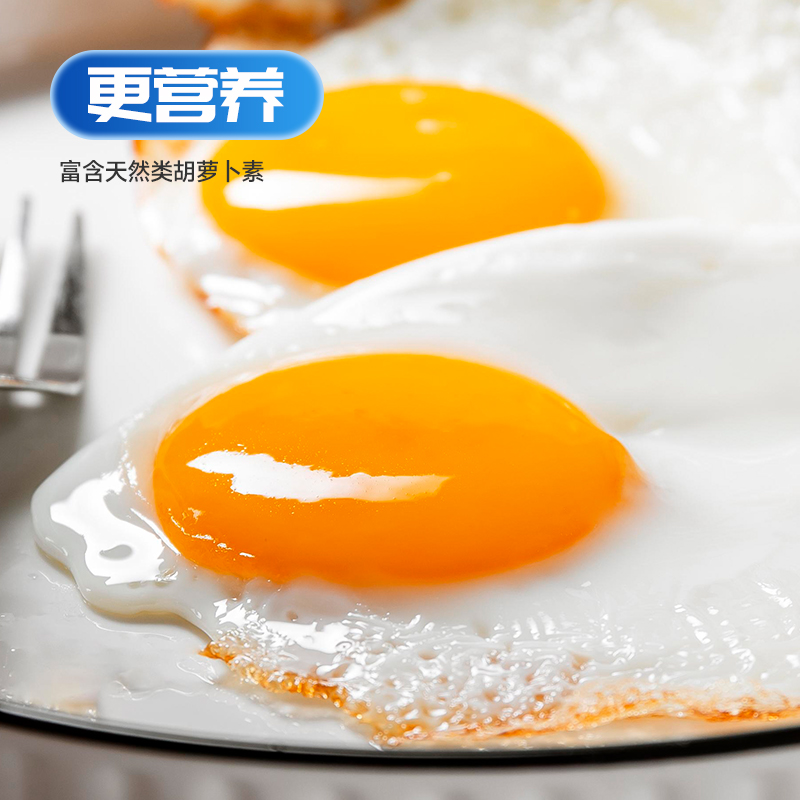 这时光新鲜鸡蛋 无抗无激素无腥味鸡蛋无抗红心鸡蛋30枚礼盒整箱