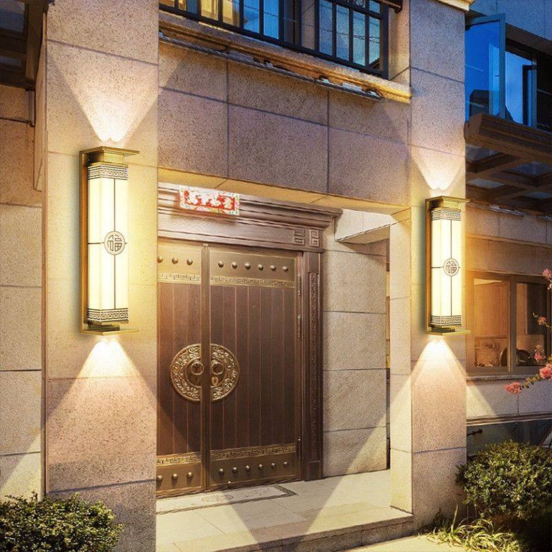 太阳能户外防水壁灯别墅庭院阳台大门口两侧柱子壁灯洗墙灯免接线,淘宝优惠券,粉丝福利购,淘宝优惠卷