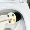 Dutch bear cute polka-dot bow toilet brush dopamine dead corner household wall-mounted special toilet brush artifact