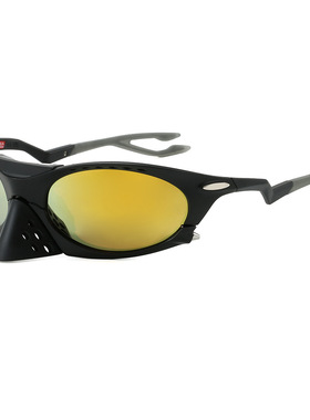 日本品质新款欧美运动骑行偏光太阳镜男女个性潮流鹰嘴蛙蹼墨镜94