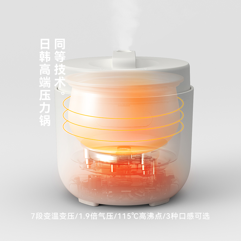 olayks立时圆满畅销日韩电压力锅家用5L大容量多功能高压锅饭煲锅