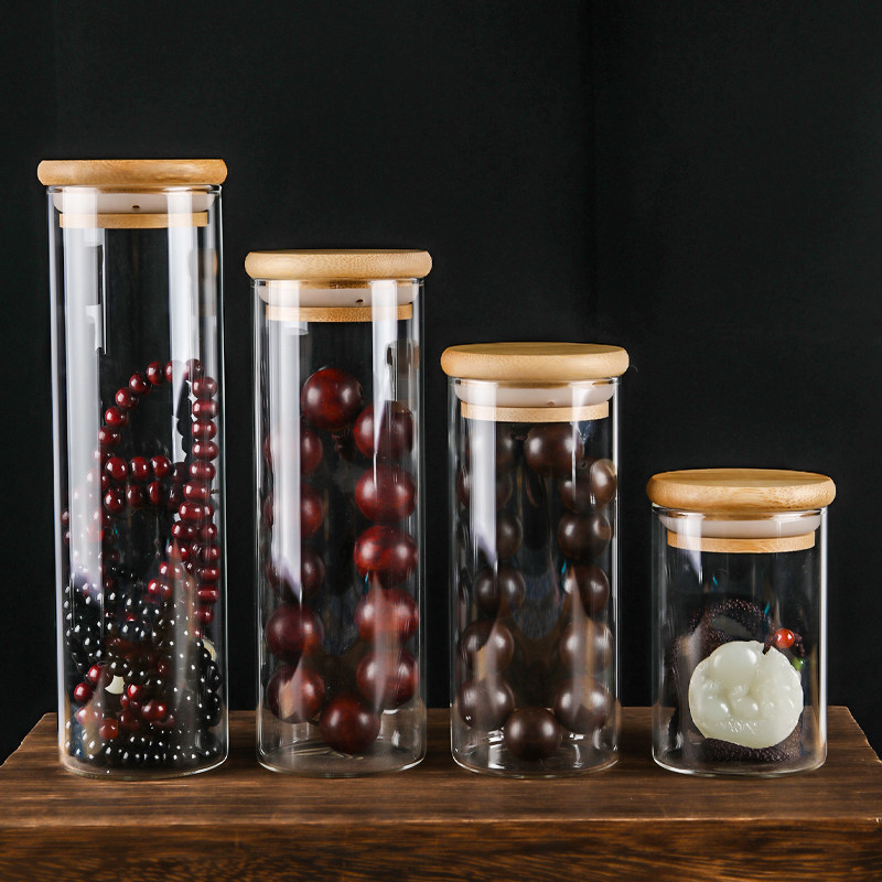 养珠罐小玻璃瓶文玩密封罐盒沉香养香罐存放手串收纳盒萌粒收纳罐,淘宝优惠券,粉丝福利购,淘宝优惠卷