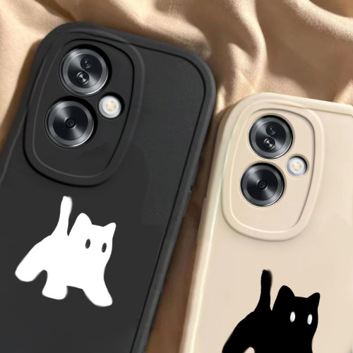 适用OPPOA2手机壳A2pro硅胶A2X新款A2M全包A8防摔A83卡通F9可爱F11防滑F19pro+男女时尚潮流网红黑白猫 - 图3
