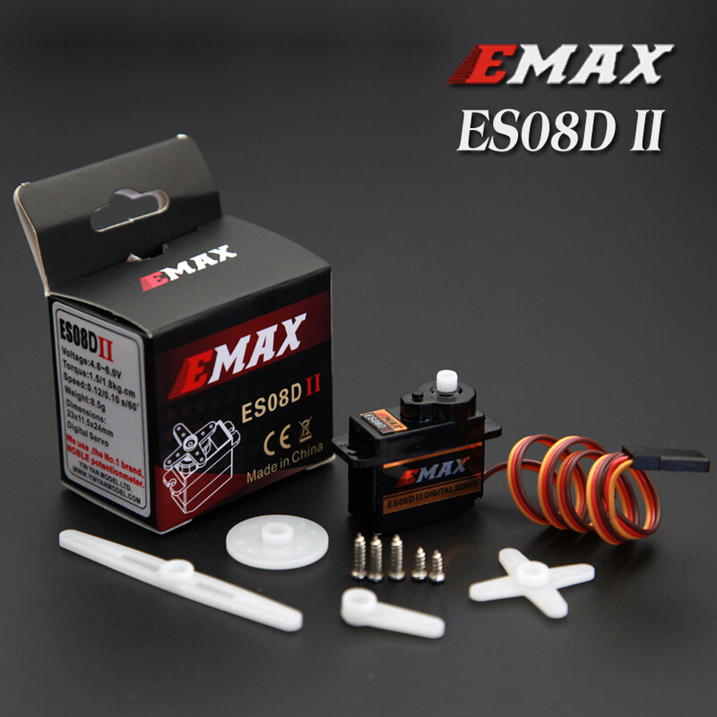 银燕 EMAX 8.5g 8g 9g 数字 数码舵机 ES08D II 高精度 高灵敏度 - 图0