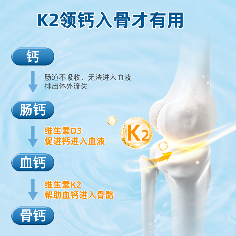 Ddrops滴卓思5000iu维生素D3K2成人VD3备孕阳光进口瓶活性维他命D