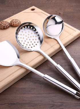 锅铲套装 不锈钢家用厨房s全套铲勺 炒菜铲子勺子厨具用品饰品摆