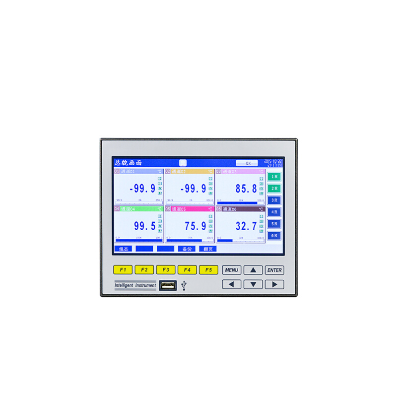 绎捷无纸记录仪7寸隔离12路多通道工业级温度巡检电流电压力液位 - 图3