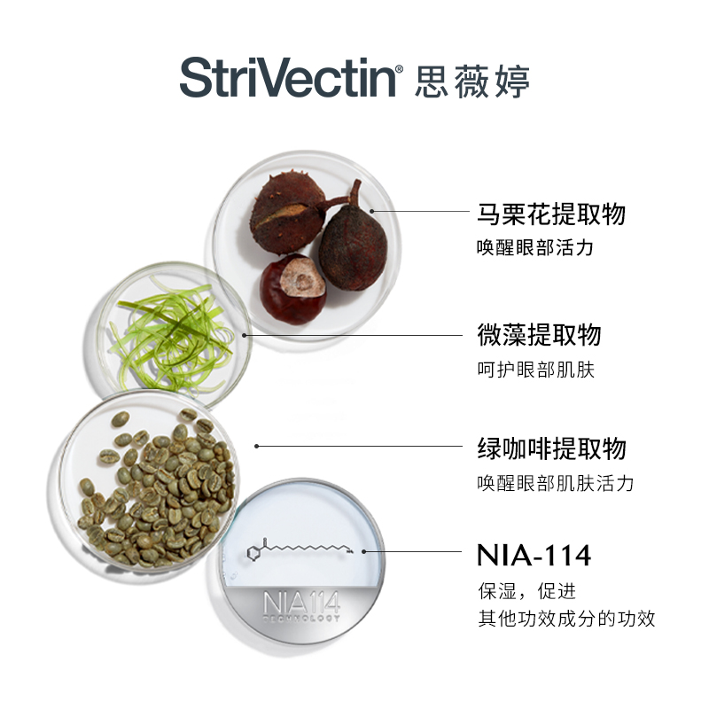 【夏诗文专属】StriVectin思薇婷眼部抗皱精华霜淡化眼纹30ml