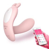 Intimate Shipping Thunderbolt Storm-Baby Rabbit Cute Little Rabbit Lady With Smart APP Jump Egg Wearing Shaker
