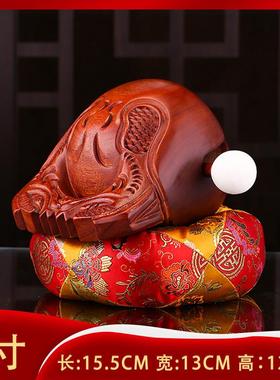 一套香樟佛堂紫檀木格摆件 法器寺院木鱼实木打击乐器Y宏家用木鱼