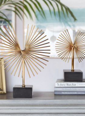 轻奢创意家居摆件客厅电视v柜玄关橱窗摆设金属装饰品飞鹰工艺品