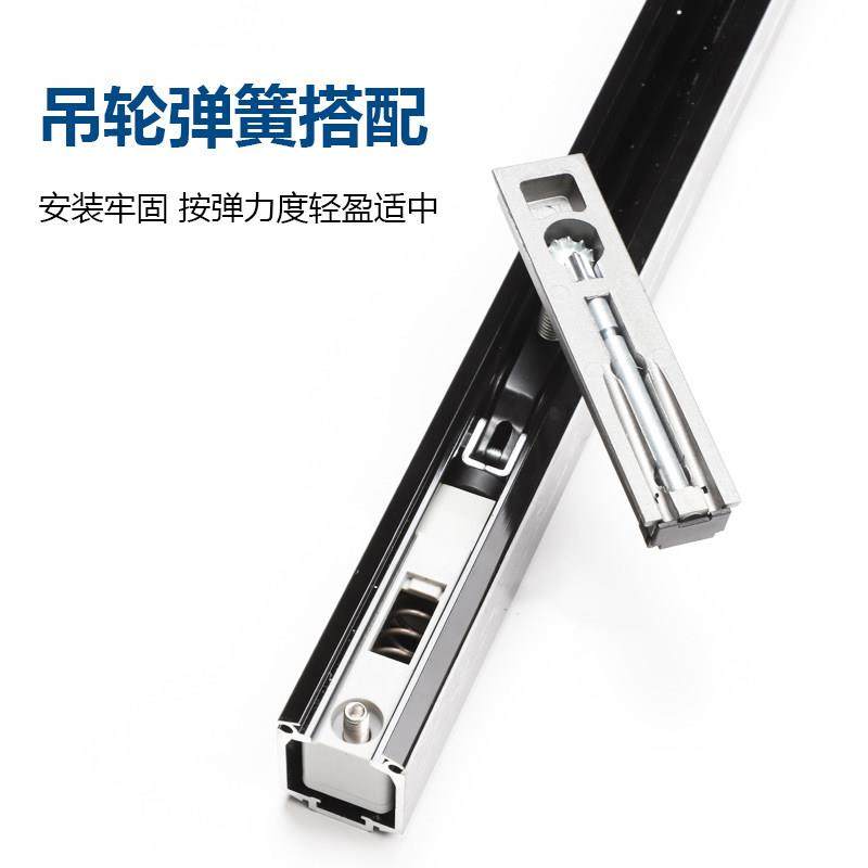 极速按弹b式隐藏口袋门滑轨吊轮推拉移门轨道单向缓冲阻尼趟门全,淘宝优惠券,粉丝福利购,淘宝优惠卷