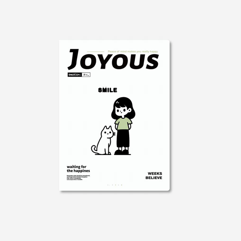 恋屿PVC胶套笔记本本子2024年新款高颜值超厚学生简约风b5风景胶套课堂笔记考研加厚软皮日记本记录办公