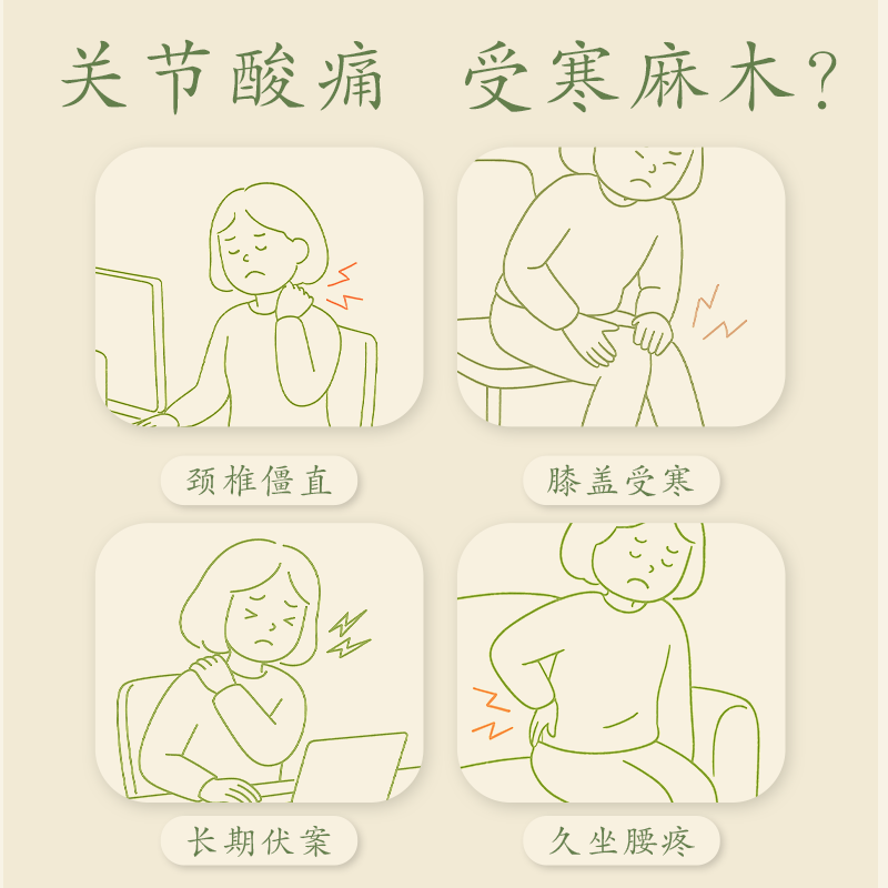 云南白药艾灸贴艾草贴膝盖贴肩颈椎贴颈椎病热敷发热贴膏官方正品