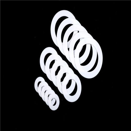 供应聚四氟乙烯法兰n垫片氟塑料ptfe带图法兰垫片非标来孔来样 - 图3