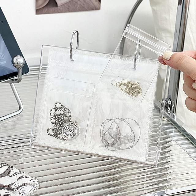 Ring Necklace Storage Rack Jewelry Simple Jewelry Box Anti-oxidation Storage Rack Dust-proof Display Rack Advanced Sense Earrings