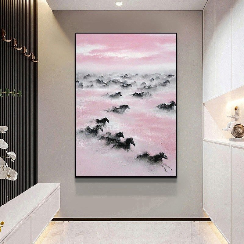 DIY方钻满钻钻石画o钻石绣手工粘贴钻十字绣带钻万马奔腾黑色骏马,淘宝优惠券,粉丝福利购,淘宝优惠卷