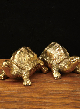 极速铜乌龟摆件长s寿龟龙龟巴西铜器工艺品厂家