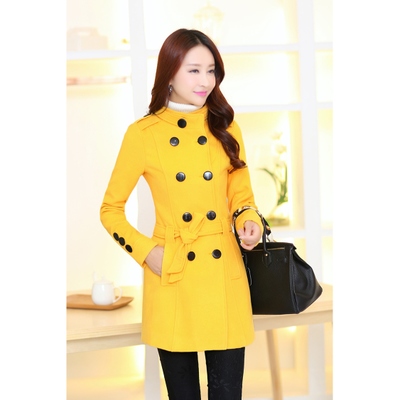 2017 Coat For Women Winter Long Ladies Jackets Wool Coats女-图2