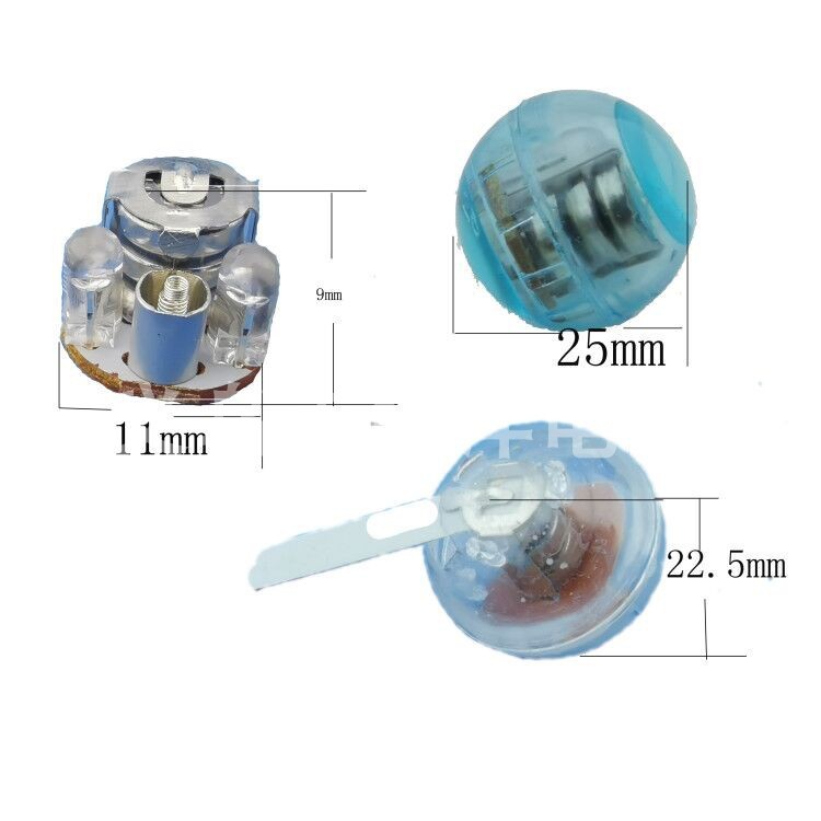 电子震动感应闪光球迷你led电子小彩灯DIY手工装饰灯光纽扣电池灯-图1
