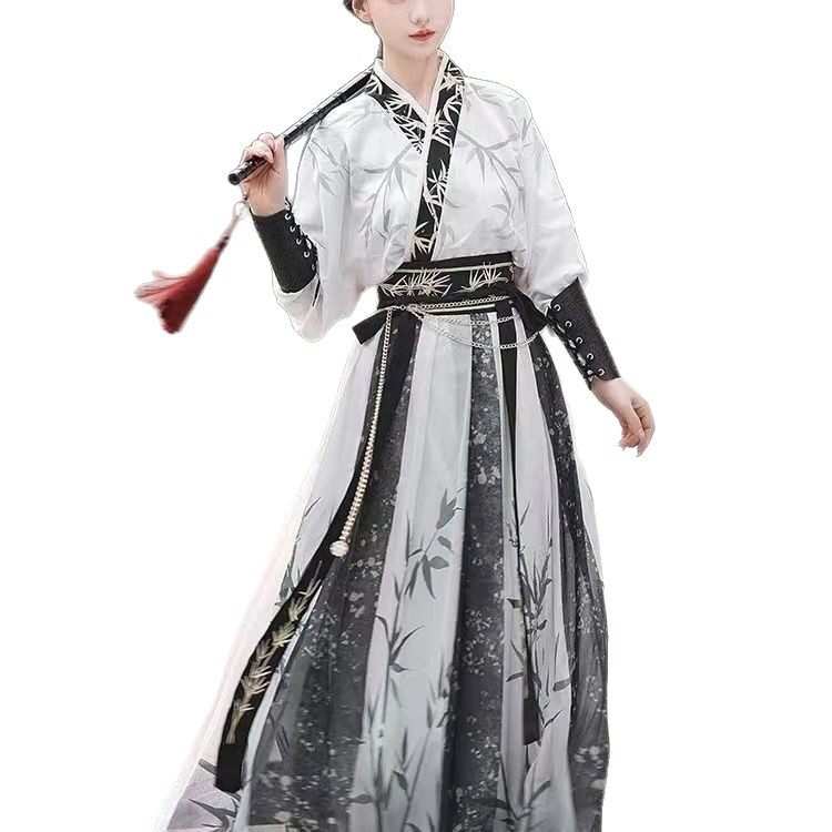 原创男女同款宋制汉服套装日常国风齐腰【墨竹】其他汉朝襦裙箭袖,淘宝优惠券,粉丝福利购,淘宝优惠卷