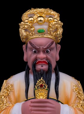 典藏汉白玉广济龙王龙q五爷神像五爷像龙王爷四海龙王家居桌面摆