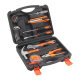 Japanese Printless MUJIE Reed Toolbox Set Home Hardware Multifunctional Repair 15-Piece Set 208014