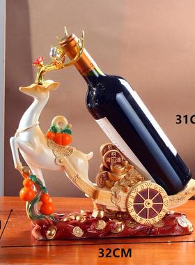 爆款酒柜里的红酒架摆件轻奢高档创意现代客厅电视柜装饰乔迁新居