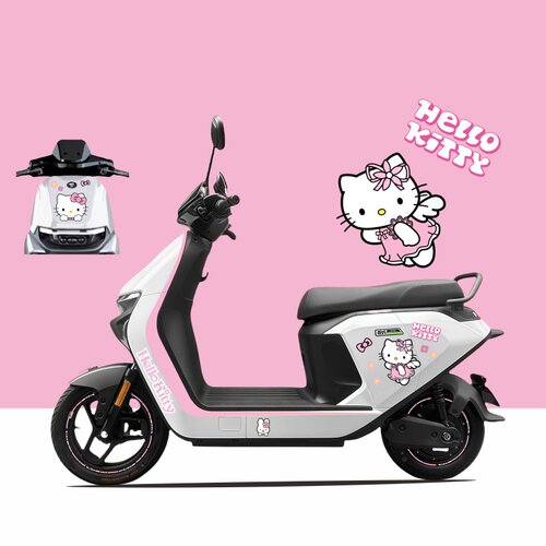 适用九号NzMIX长座电动车贴纸车身拉花轮毂反光贴 防水防嗮装饰贴 - 图2