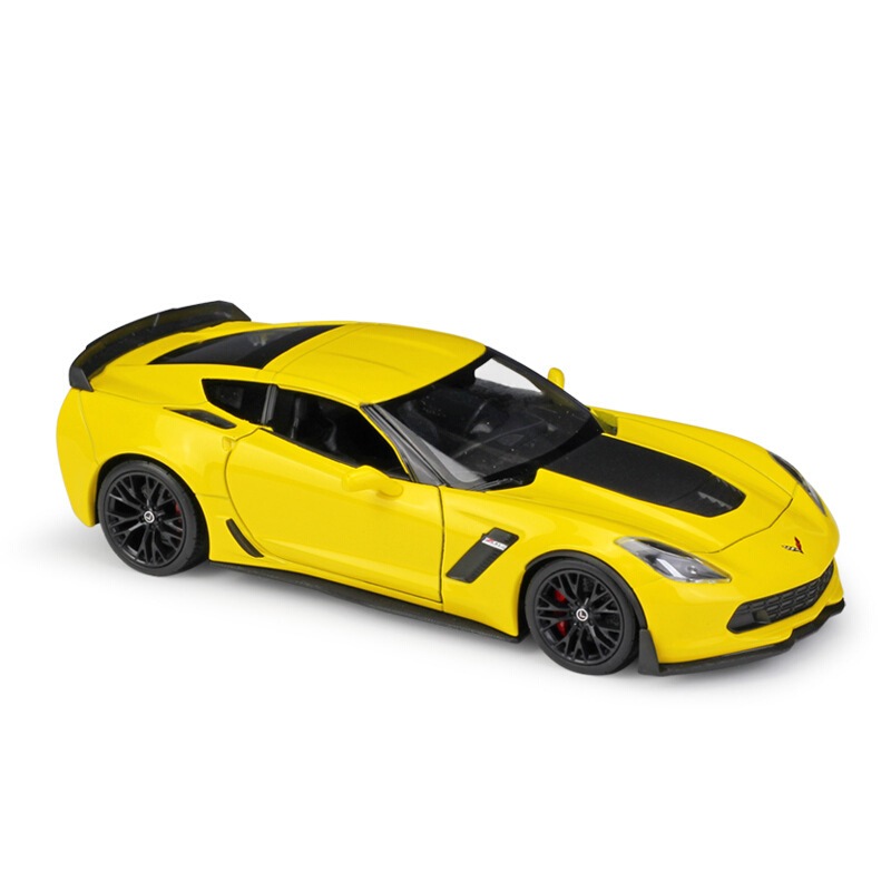 Welly威利 1:24雪佛兰科尔维特2017Corvette Z06仿真合金汽车模型 - 图3