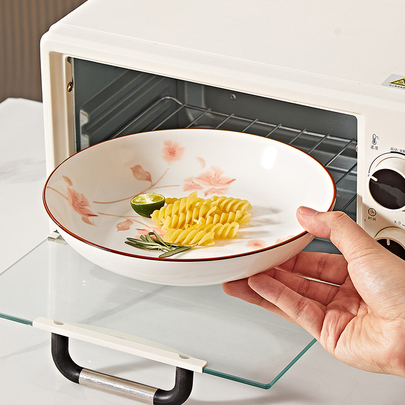 釉下彩碗盘餐具特别好看的陶瓷米饭碗家用2025新款菜盘子,淘宝优惠券,粉丝福利购,淘宝优惠卷