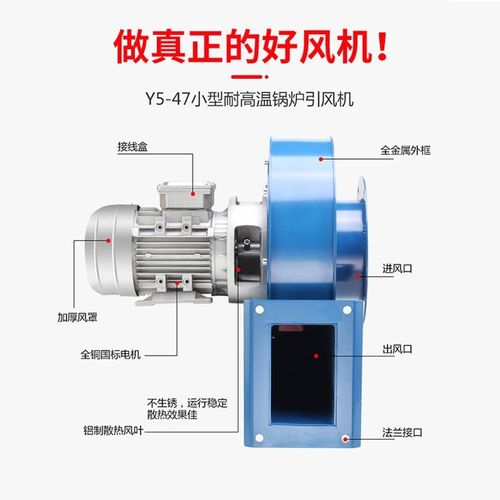 小风机小型抽风机锅炉引风机大功率除尘风机工业抽风机耐高温离心 - 图1