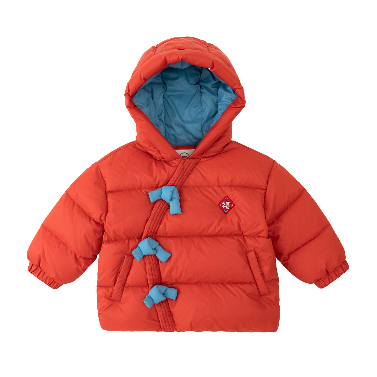 嘟嘟家儿童羽绒服宝宝外套男童冬装女童防寒冬季中国风童装拜年服 - 图3