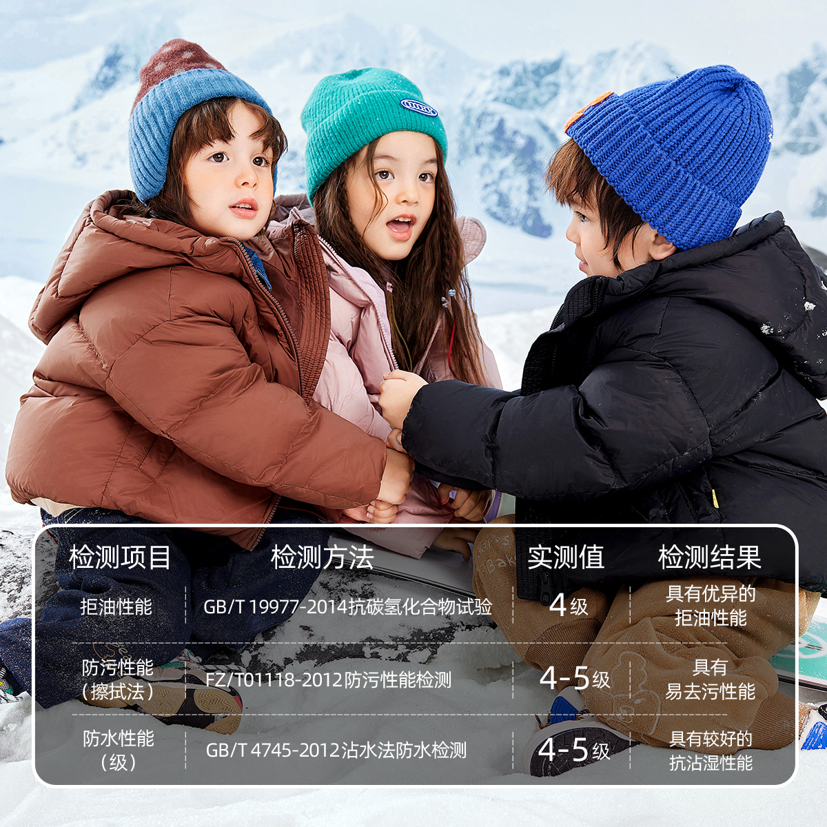 【杜邦三防】嘟嘟家儿童羽绒服冬季女童上衣男童保暖外套冬装宝宝