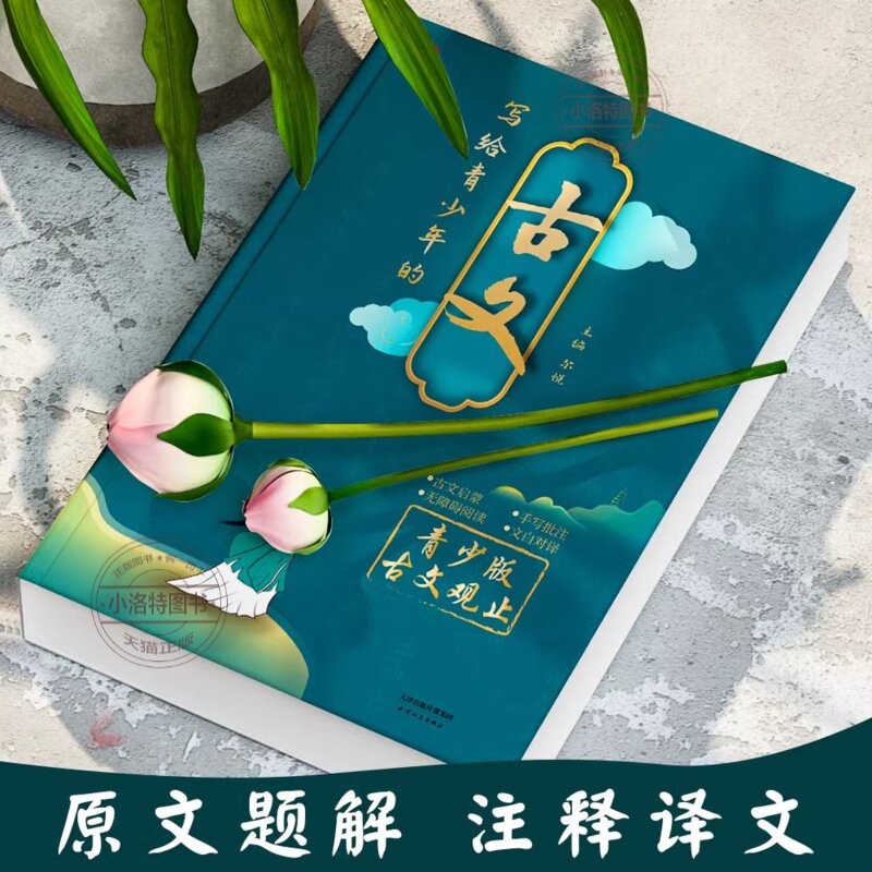 官方正版 写给青少年的古文观止 中华藏书局小古文小学升初中高中版注音详解注释中学生经典选读文言文书籍精讲翻译古诗词诗经诗文